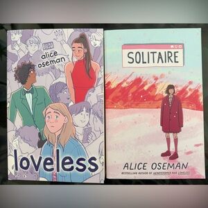 4 books for 10$ Solitaire and Loveless Books by Alice Oseman